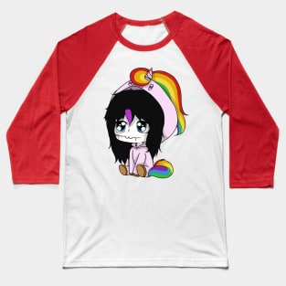 creepypasta unicorn (nina the killer) Baseball T-Shirt